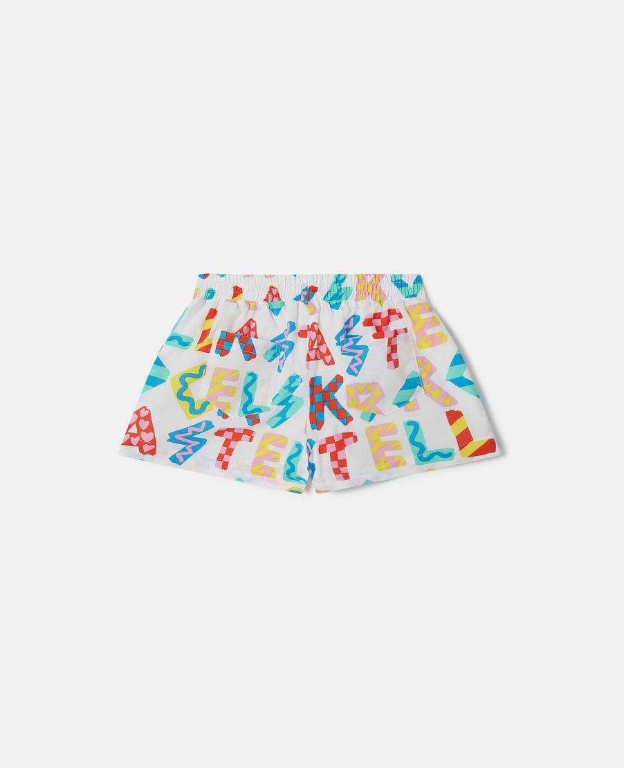 Barn Stella McCartney Byxor Och Kjolar | Stella Rocks Shorts