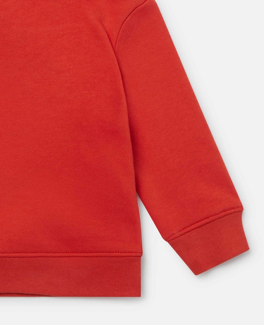 Barn Stella McCartney Baby Flickor | Sweatshirt Med Leende Hjarta