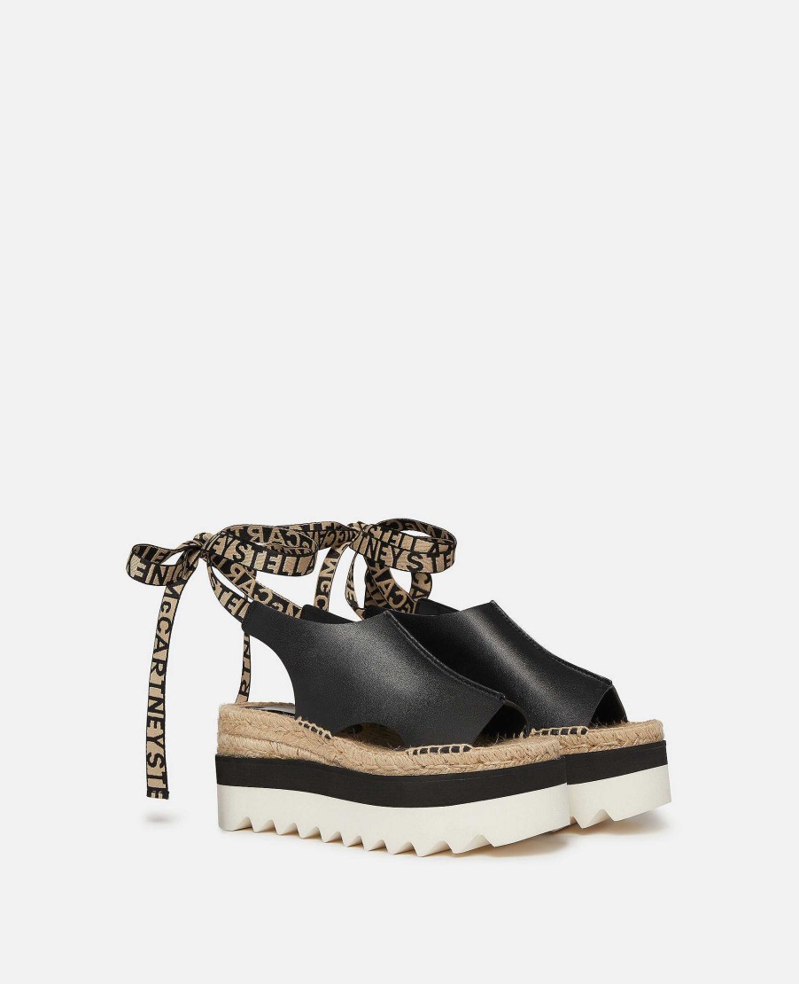 Kvinnor Stella McCartney Kilar | Gaia Peeptoe Platform Espadrilles