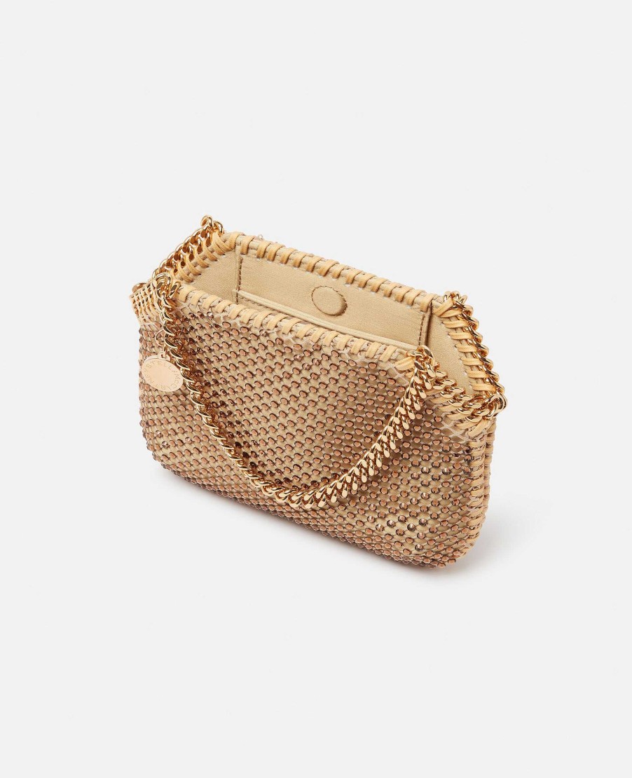 Kvinnor Stella McCartney Ikonisk Falabella | Falabella Crystal Mesh Mini Tote Bag