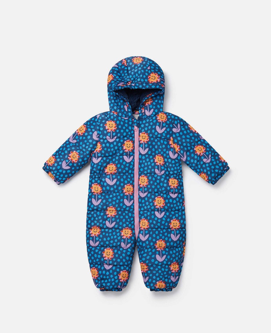 Barn Stella McCartney Baby Flickor | Leende Blomma Print Barndrakt