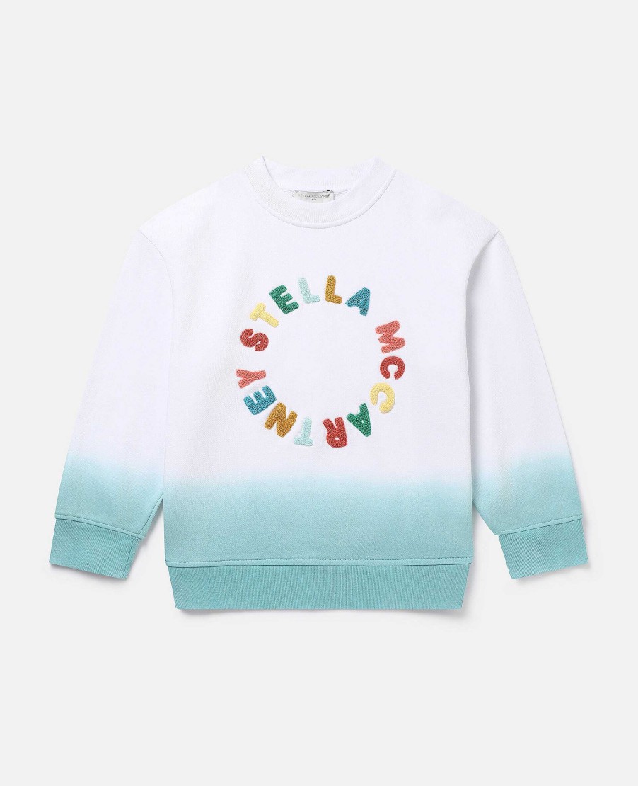 Barn Stella McCartney T-Shirts Och Troja | Logo Ombre Sweatshirt