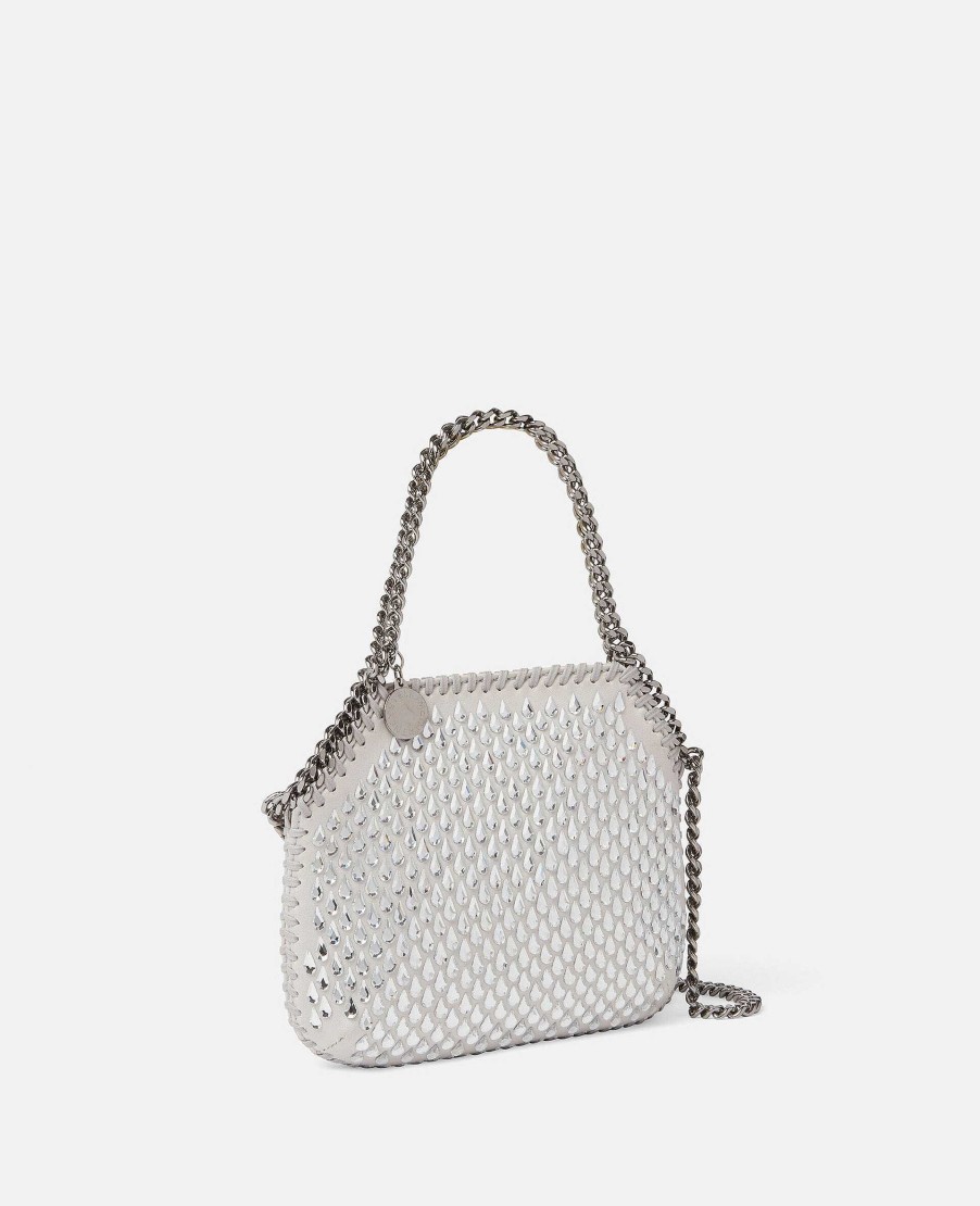 Kvinnor Stella McCartney Ikonisk Falabella | Falabella Crystal Mesh Mini Tote Bag