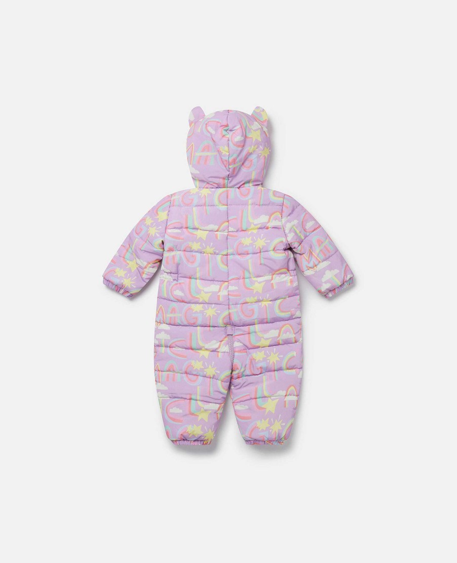 Barn Stella McCartney Baby Flickor | Rainbow Magic Print Huvvagn