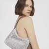 Kvinnor Stella McCartney Ikonisk Falabella | Falabella Crystal Mesh Mini Axelvaska Med Dragkedja