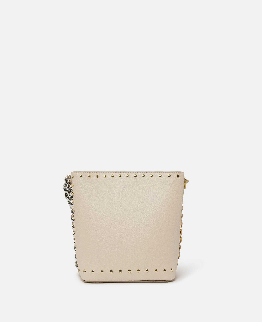 Kvinnor Stella McCartney Frayme Vaska | Frayme Dubbade Grainy Alter Mat Bucket Bag