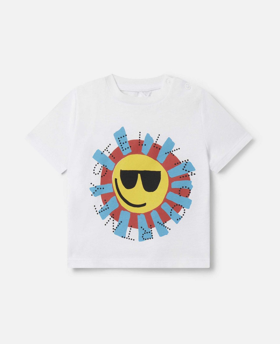 Barn Stella McCartney Baby Boys | Sunshine Face T-Shirt