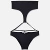 Kvinnor Stella McCartney Badklader | String Bandeau Cut-Out Baddrakt