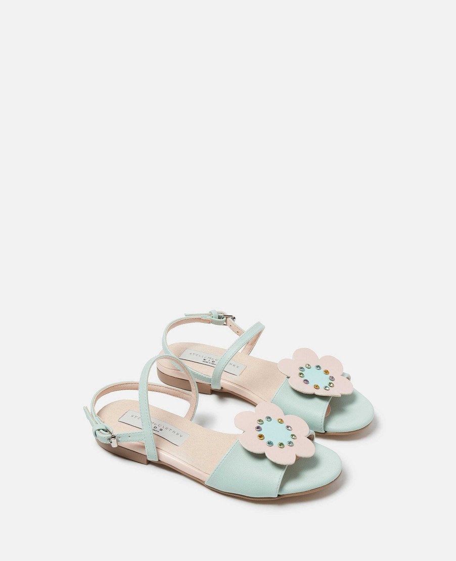 Barn Stella McCartney Skor Och Vaskor | Daisy Flower Slingback Sandaler