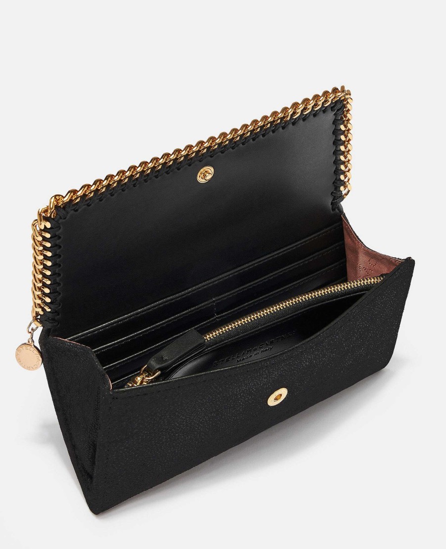 Kvinnor Stella McCartney Langa Planbocker | Falabella Flap Continental Planbok